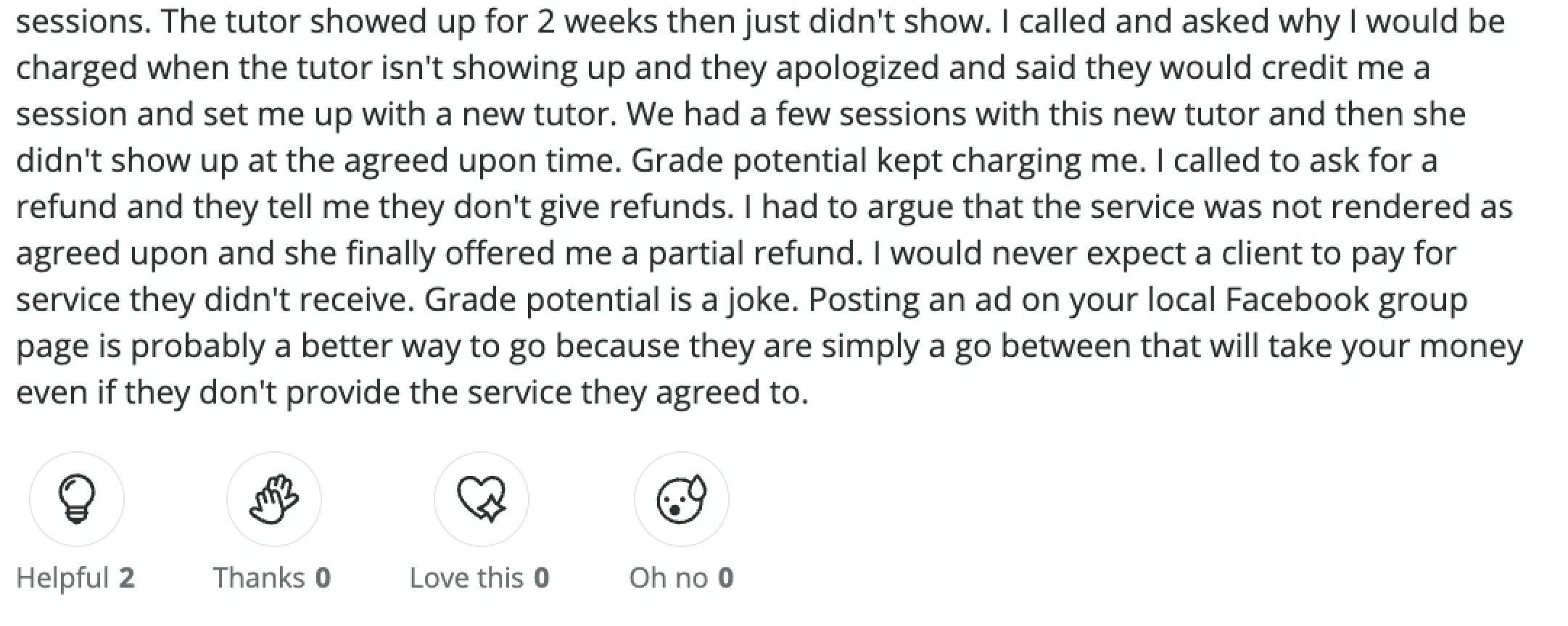 Grade Potential Tutoring Customer Support