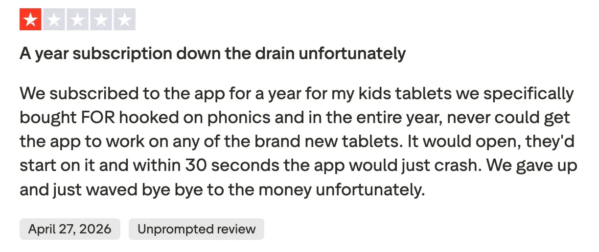 Hooked on Phonics Reviews