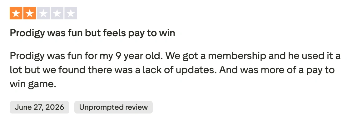 Prodigy Reviews