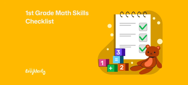 1st Grade Math Skills Checklist