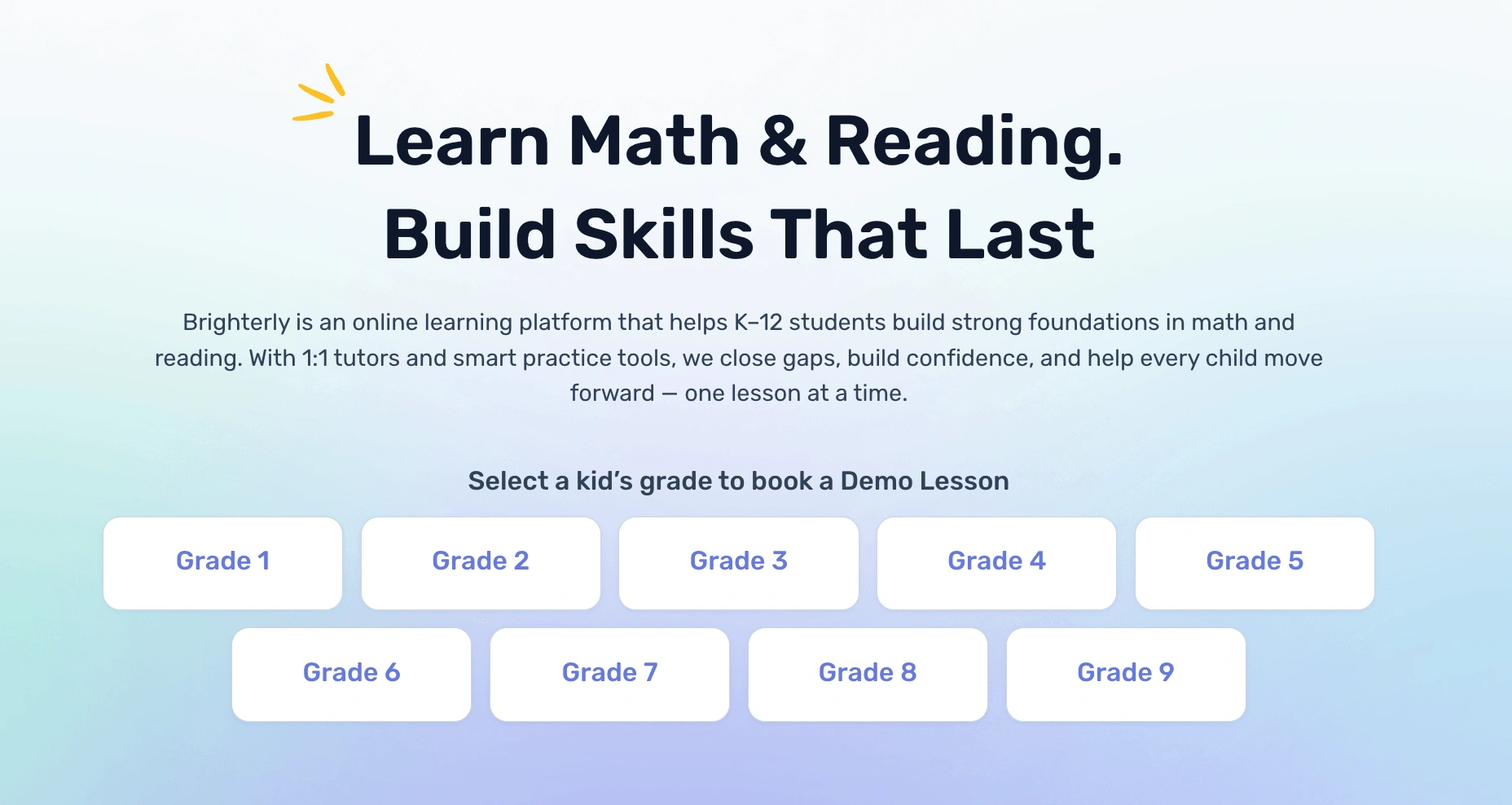 Brighterly: Personalized Tutoring for Homework and Beyond